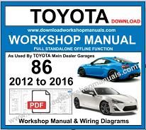 Toyota 86 Service Repair Workshop Manual pdf